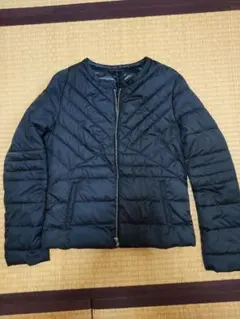 GU ブラック キルティング風 ジャンパー М