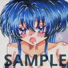 手描きイラスト　 オリジナル　女の子　イラスト パジャマ