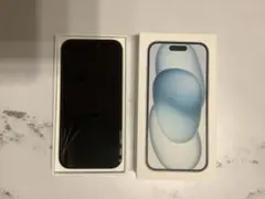 【美品】Apple iPhone 15 ブルー 256GB SIMフリー