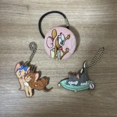 トムとジェリー キーホルダー・ヘアゴムセット