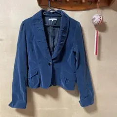 ネイビー ショートジャケット