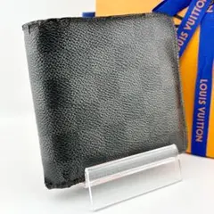 ルイヴィトン ポルトフォイユマルコ ダミエグラフィット 二つ折り財布 コンパクト