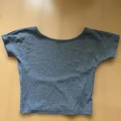 クロップドTシャツ 背中開き M