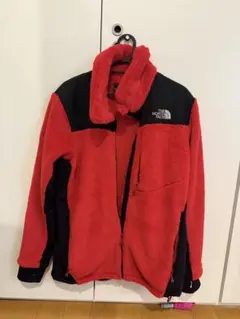 THE NORTH FACE フリースジャケット レッド/ブラック