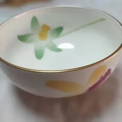 香蘭社 花柄 金彩惣菜鉢のサムネイル