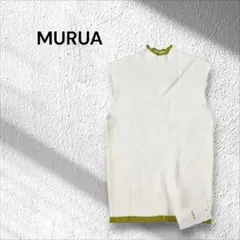 【新品タグ付】MURUA ノースリーブ スタンドカラー　ニット