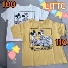 LITTC リトシー ミッキー＆ミニー お揃い 半袖 Tシャツ 100 110