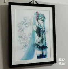 初音ミク Happyくじ C賞オリジナル複製原画