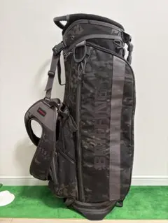 BRIEFING CR-5キャディバッグ マルチカムブラック&ヘッドカバーセット