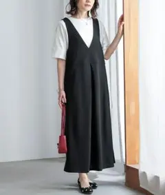 オシャレウォーカー　ワンピース ジャンパースカート ロング