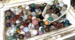 天然石 ビーズ救い 穴あきビーズランダム アソート おすそ分け