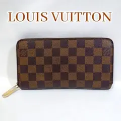 良品 ルイヴィトン ダミエジッピーウォレット　 型番N60015/MI4122