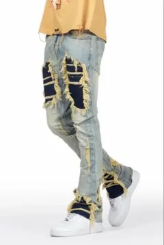 Lennux Stacked Fit Jean デニムパンツのサムネイル