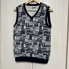 adidas グラフィックプリント Vネックベスト