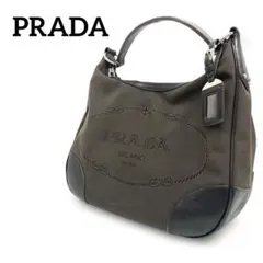PRADA ダークブラウン ハンドバッグ⭐︎