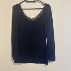 ユニクロ UNIQLO ヒートテックバレエネックT レース・8分袖