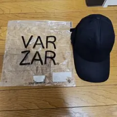 【人気モデル】VAR ZAR バザール キャップ 黒 シルバーロゴ フリーサイズのサムネイル