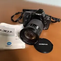 MINOLTAα-303si本体　COSINA28-210mmズームレンズセットのサムネイル