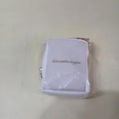 新品未使用　エステールバッグチャームポーチ 　オフホワイト