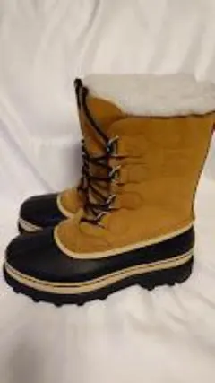 SOREL CARIBOU ブーツ ベージュ 2７cm　箱付き　試着のみ