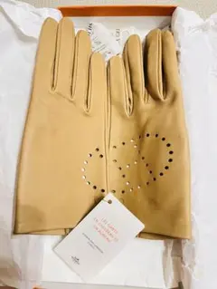 新品＊エルメス＊グローブ＊手袋＊パーソナルオーダー＊モーヴペール