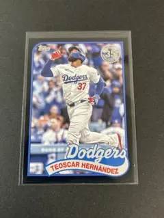 か*ち様 topps update　テオスカー・ヘルナンデス　ドジャース　299