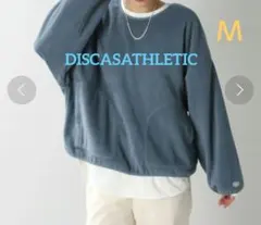 DISCUS ATHLETIC フリースクルーネック Ｍ BLUEのサムネイル