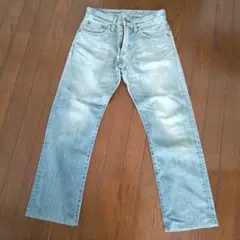 EDWIN BLUE RIB LINE ストレートデニム 29 x 32