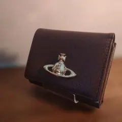 Vivienne Westwood オーブロゴ 二つ折ウォレット　ブラウン