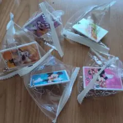 ディズニーリゾートチケット風キーチェーン