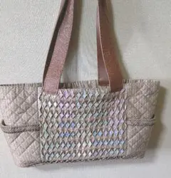 ハンドメイド♡カゴ風トートバッグNo3