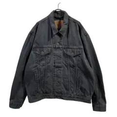 90s Levi's 70503 デニムジャケット　ユーロ　ブラック　XL