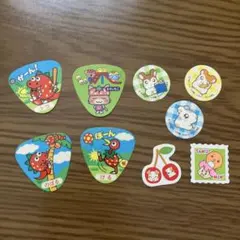 とっとこハム太郎他　平成　キャラクターシール 9枚セット