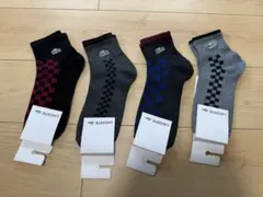 LACOSTE ラコステ ソックス 4足セット アンクル丈 特価処分品のサムネイル