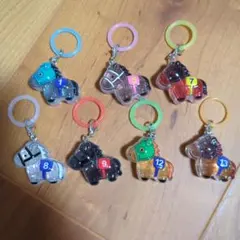 ぱかうま　めじるしアクセサリー 7個セット