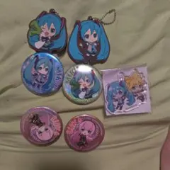 初音ミク 缶バッジ 6種セット MEIKO KAITO 鏡音リン・レン 巡音ルカ