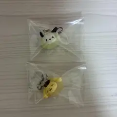 サンリオ　なりきりまん　めじるしアクセサリー　ポムポムプリン　ポチャッコ