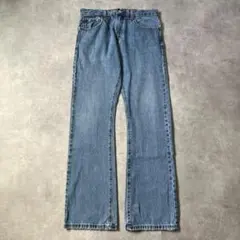 リーバイス517 Levis W33 フレアデニム 青 古着 ボトム 17008
