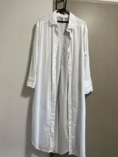 Ｈ＆Ｍ★ホワイト ロングシャツ 160/88Aのサムネイル