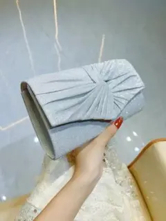 【上品】 パーティーバッグ ラメ 2WAY 結婚式卒業 入学 クラッチバッグ