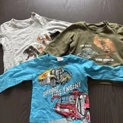 90センチ　長袖Tシャツ2枚　トレーナー1枚　3枚セット