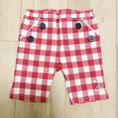 ミキハウス　パンツ　チェック　80 かわいい