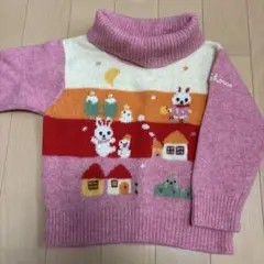 ミキハウス　ニット　うさこ　80