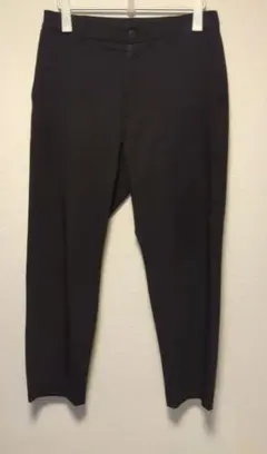 美品 ユニクロ 感動パンツ ネイビー M 76-84cm　通勤