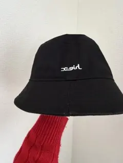 x-girl ブラック バケットハット