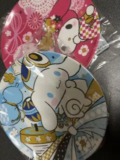 セール中 비매품 마이멜로디 と 시나모롤 皿 2枚セット