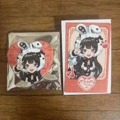 月ノ美兎 Cherry Cherish 缶バッジ1 チェキ風カード1 にじさんじ