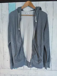 チャンピオンリバースウィーブ！ダブルジップパーカー 霜降りグレー！