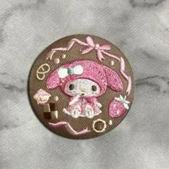 サンリオ Biscuit3 刺繍缶バッジ マイメロ