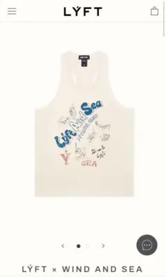 Lyft wind and sea コラボ　シャツ LÝFT × WIND AND SEA 2025